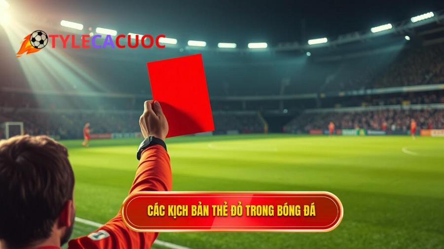 Bảng tóm tắt các kịch bản thẻ đỏ trong bóng đá