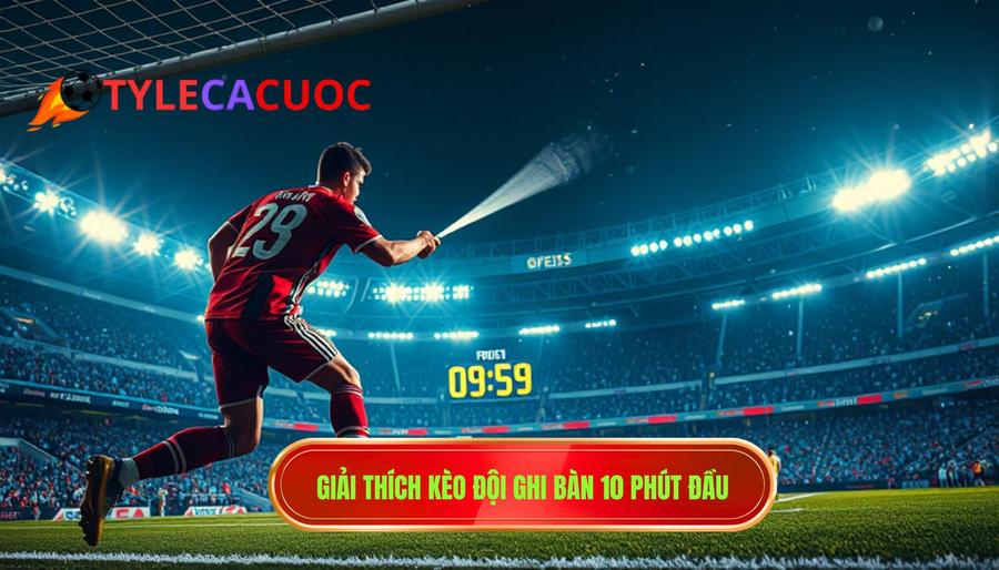 Giải thích kèo đội ghi bàn 10 phút đầu