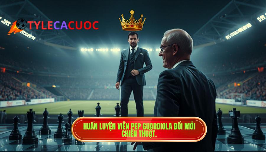 Huấn luyện viên Pep Guardiola đổi mới chiến thuật